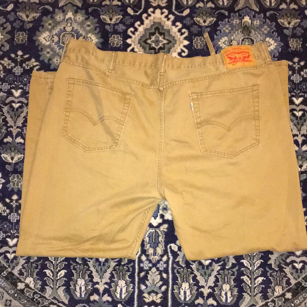 Levi’s men’s jeans khaki 514 NWOT 44/30